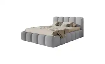 Selsey Polsterbett in Bouclé 180x200 cm Grau