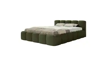 Selsey Polsterbett mit Bettkasten mit Bettkasten 140x200 cm Olivgrün Chenille