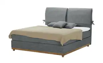 SKAGEN STUDIO Boxspringbett 180 cm Dunkelgrau H2