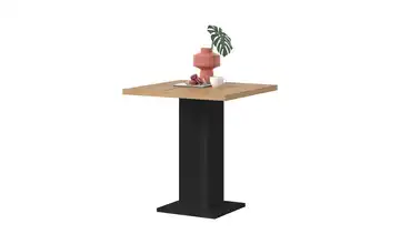 Esstisch Schwarz, Eiche Artisan (Nachbildung)