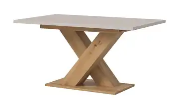 Esstisch ausziehbar kaschmirfarben, Eiche Artisan (Nachbildung) Kaschmir