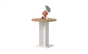 Esstisch Weiß, Eiche Artisan (Nachbildung)