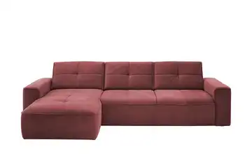 Kollektion Kraft Ecksofa Mick Rot Erweiterte Funktion links