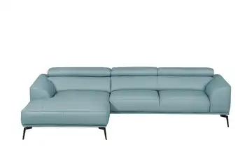 Ravensberger Werkstätten Ecksofa Atlanta Rauchblau links Grundfunktion