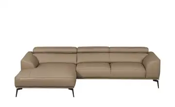 Ravensberger Werkstätten Ecksofa Atlanta Moccabraun links Grundfunktion