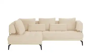 Twist Ecksofa Giotto Creme links ohne