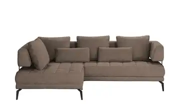 Twist Ecksofa Giotto Schlamm links ohne