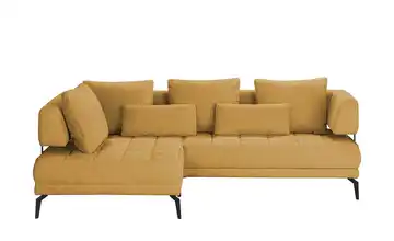 Twist Ecksofa Giotto Gelb links ohne