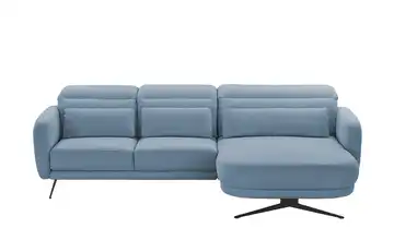 Twist Ecksofa Barillo Denimblau rechts Erweiterte Funktion