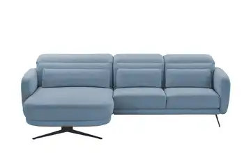 Twist Ecksofa Barillo Denimblau links Grundfunktion