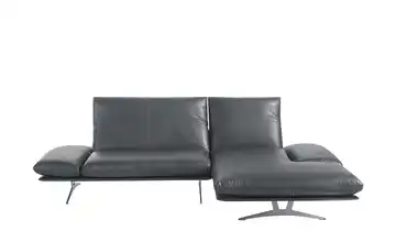 KOINOR Ecksofa Echtleder Francis Graphit rechts 1