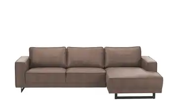 SOHO Ecksofa Sanja rechts Dunkelbraun