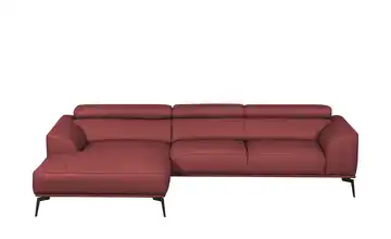 Ravensberger Werkstätten Ecksofa Atlanta Rot links Erweiterte Funktion