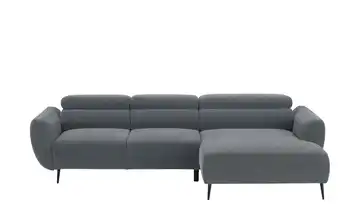 Twist Ecksofa Allisson rechts Dunkelgrau Erweiterte Funktion