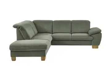 Kollektion Kraft Ecksofa Raica-S Waldgrün links Erweiterte Funktion