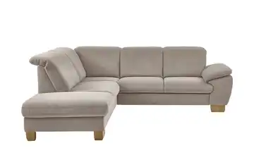 Kollektion Kraft Ecksofa Raica-S Greige links Erweiterte Funktion