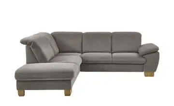 Kollektion Kraft Ecksofa Raica-S Grau links Erweiterte Funktion