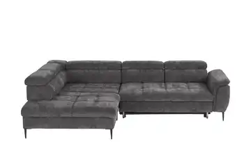 Twist Ecksofa Denver Anthrazit links Erweiterte Funktion