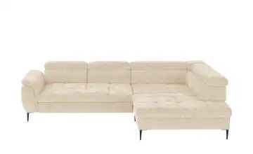 Twist Ecksofa Denver Creme rechts Grundfunktion