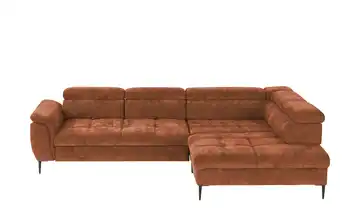 Twist Ecksofa Denver Rostrot rechts Grundfunktion