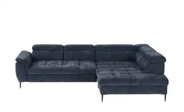 Twist Ecksofa Denver rechts Grundfunktion Dunkelblau