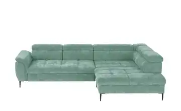 Twist Ecksofa Denver Mintgrün rechts Grundfunktion