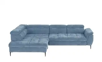 Twist Ecksofa Denver links Grundfunktion Blau