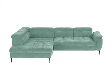 Twist Ecksofa Denver links Grundfunktion Mintgrün