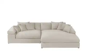 smart Ecksofa Lianea Beige rechts Webstoff
