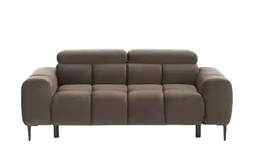 Twist Einzelsofa Plaza 2 Samt Braun Erweiterte Funktion