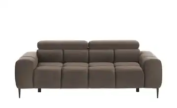 Twist Einzelsofa Plaza 3 Samt Braun Erweiterte Funktion