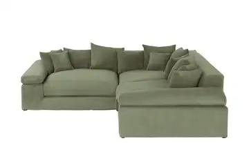 smart Ecksofa Lianea Grün Cordstoff