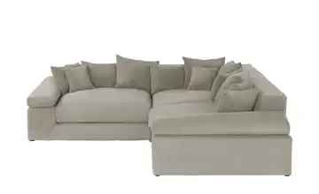 smart Ecksofa Lianea Cordstoff Schlamm