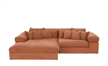 smart Ecksofa Lianea Rostrot links Cordstoff
