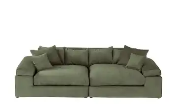 smart Big Sofa Grün Chenille