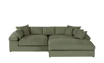 smart Ecksofa Lianea rechts Grün Chenille