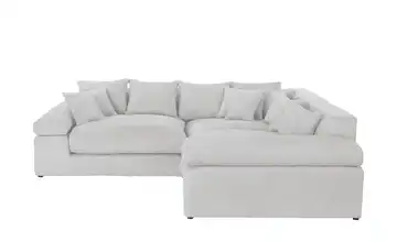 smart Ecksofa Lianea Chenille Silbergrau