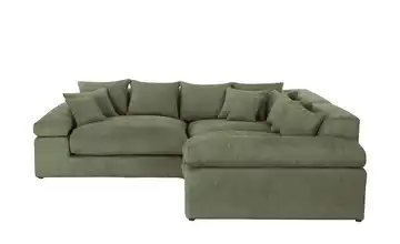 smart Ecksofa Lianea Grün Chenille