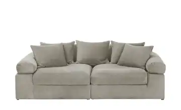 smart Big Sofa Lionore Schlamm Cordstoff