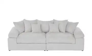 smart Big Sofa Lionore Silbergrau Chenille