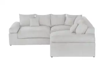 smart Ecksofa Lionore Silbergrau Chenille