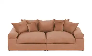 smart Big Sofa Lionore Rostrot Webstoff