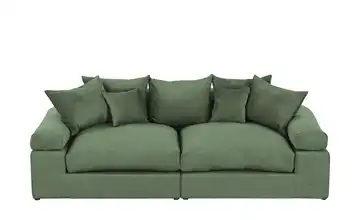 smart Big Sofa Lionore Grün Webstoff