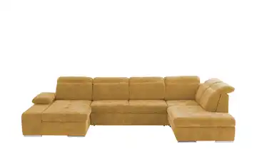 Twist Wohnlandschaft Avilla Sonnengelb rechts Erweiterte Funktion