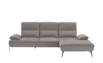 Twist Ecksofa Cesar Greige rechts Flachgewebe fein