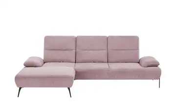 Twist Ecksofa Cesar Flieder links Flachgewebe grob