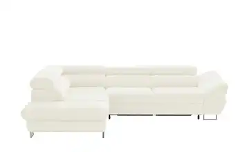 Twist Ecksofa Fabio Wollweiß links Erweiterte Funktion