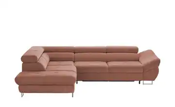 Twist Ecksofa Fabio Zimt links Erweiterte Funktion