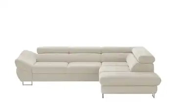 Twist Ecksofa Fabio Beige rechts Grundfunktion