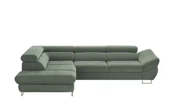 Twist Ecksofa Fabio Khaki Grundfunktion links